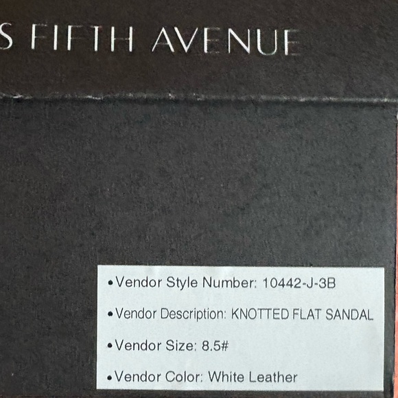 Saks Fifth Avenue - knotted leather flat sandal - Picture 5 of 5